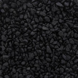 Black gravel stones,  2-4mm / 3-5mm / 5-7mm