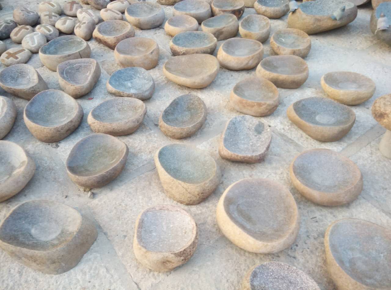 Wholesale Wholesale cheap price small rock stone pot for decor factory and  manufacturers
