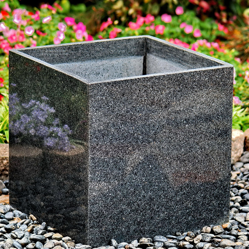 USA hot sale black granite garden container Featured Image