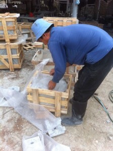 Hand Carved Modern Indoor Water Fountain Granite Stone for Garden Outdoor Home Hotel Villa