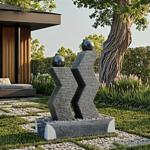 Artificial decorative waterfall fountain wall waterfall