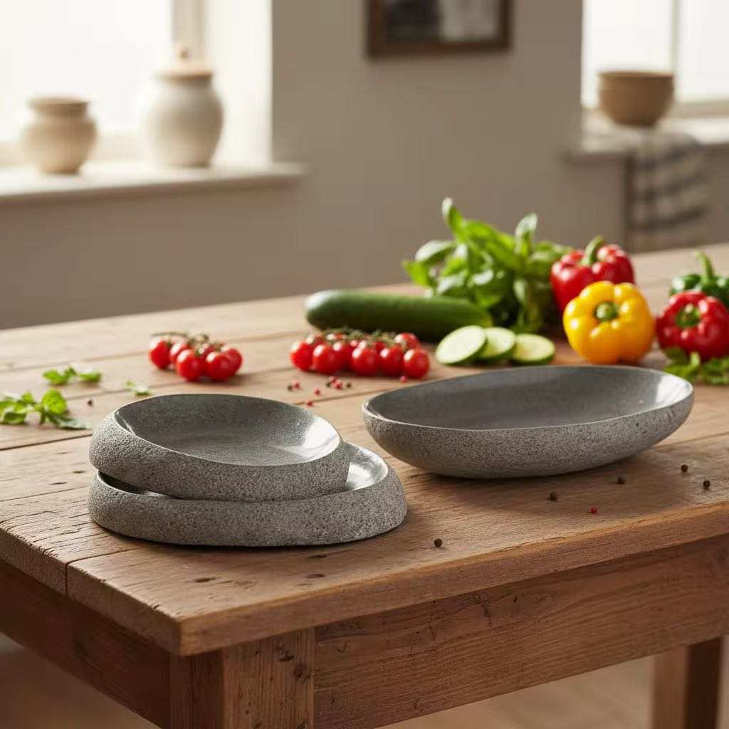 Stone Plates: Natural Beauty and Practical Philosophy on the Dining Table