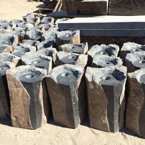 Basalt cột đài phun nước