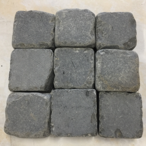 Black Basalt Cube Paving Stone