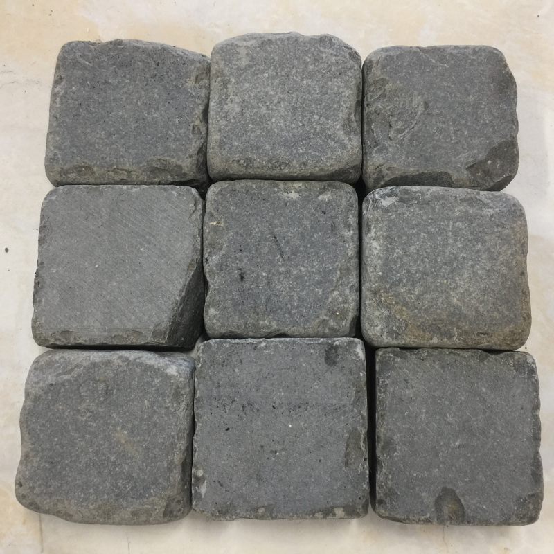 cube basalt paving stone