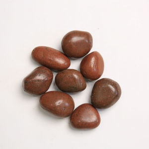 Wholesale High-Polished Red Pebble Stones