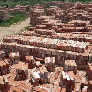 Full Size Red Clay Bricks Sintered Technique Solid Firebricks with Thin Feature