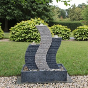 Garden Decorative Hand Carved Granite Water Fountain Stone for Outdoor Court Yard
