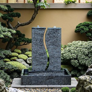 Granite Stone Water Wall Fountain Indoor and Outdoor Garden Decoration Feature Paintings Category