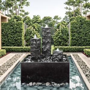 On Sale Natural Granite Stone Water Fountain Garden Ornament for Outdoor House Yard Decoration Water Features Sculpture