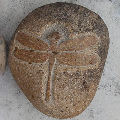 Factory Free sample Water Features For Garden -
Garden stone carving sculpture with butterfly – Magic Stone detail pictures
