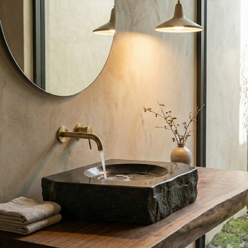 Why Do Connoisseurs Look at Natural Stone First for a Washbasin?