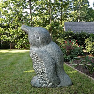Handmade Modern Design Granite Bird Statue
