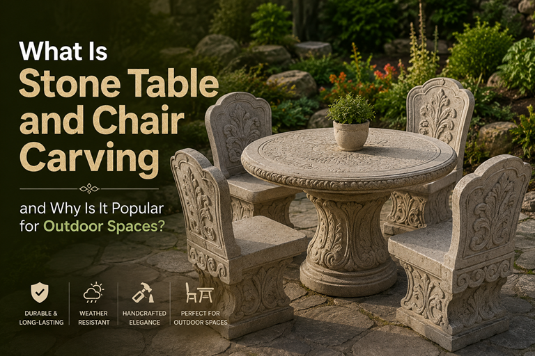 What Is Stone Table and Chair Carving and Why Is It Popular for Outdoor Spaces?