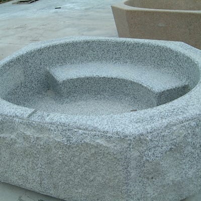 Factory source Flower Pot -
 Square solid stone bath tub bathtub – Magic Stone
