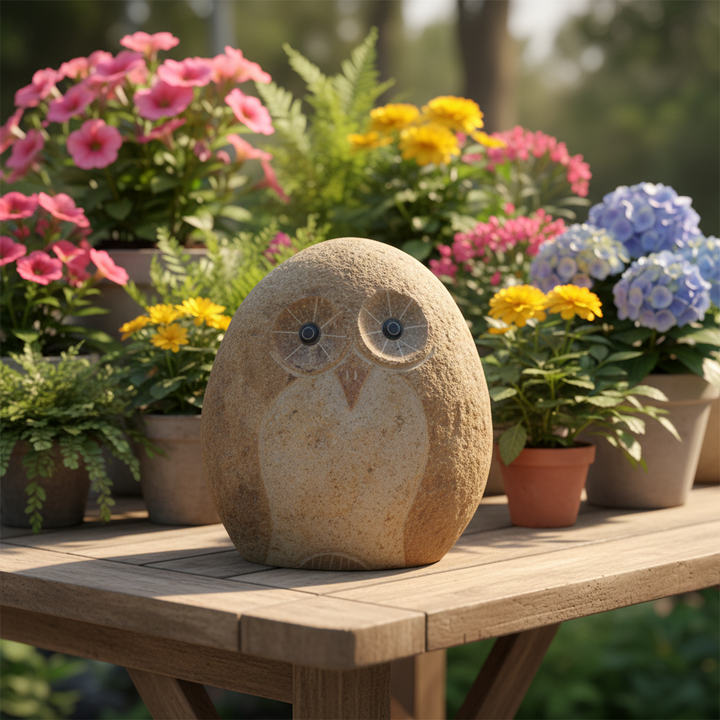 The Natural Artistry and Life Charm of Owl Stone Carvings