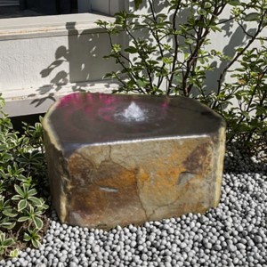 Hexagonal Shaped Basalt Stone for Fountain Decorative Landscape Design