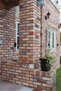 Yellow Wall Brick Mosaic Clay Tile for Indoor Outdoor Decoration – Rough Finish