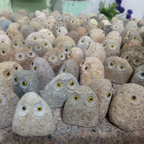 2017 Latest Design Cobble Stone -
Xiamen Supplier Cheap Hand Carved Cobble Stone Miniature Owl Figurine – Magic Stone detail pictures