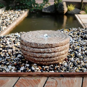 Elegant Granite Water Fountain Feature for garden