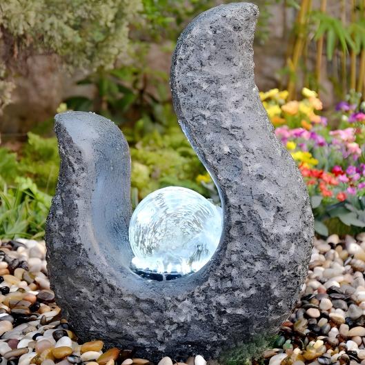 Flowing Water Granite Fountain – Ideal Garden Landscape Ornament