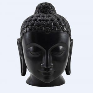 OEM Factory for White Polished Pebbles -<br />
 Wholesale black buddha head statue decor - Magic Stone
