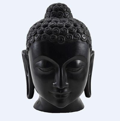 OEM Factory for White Polished Pebbles -
 Wholesale black buddha head statue decor – Magic Stone