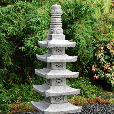 Professional Design Flag Stone -
 Japanese garden statue pagoda lanterns – Magic Stone