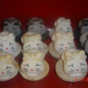 OEM/ODM Factory Old Trough -<br />
 Cat stone carving figurine - Magic Stone