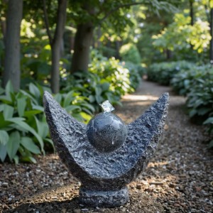 Outdoor Garden Decorative Hand-Carved Granite Stone Water Fountain for Courtyard Yard
