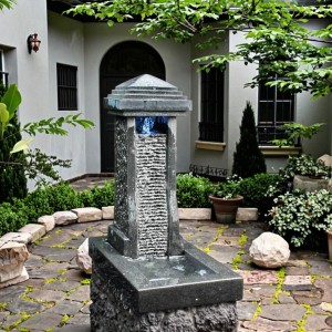 Customized Modern Style Granite Art Stone Fountain Hand Carved for Indoor Hotel Garden Villa Park or Courtyard Decorations