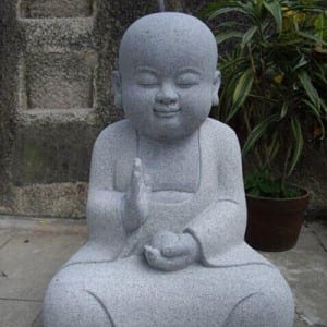 Stone baby Buddha monk sculpture for sale