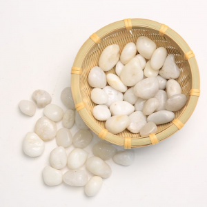 Wholesale High Polished White Pebble Stones