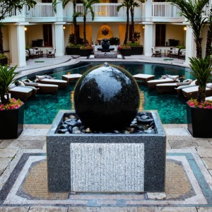 Modern Style Outdoor Stone Water Fountain