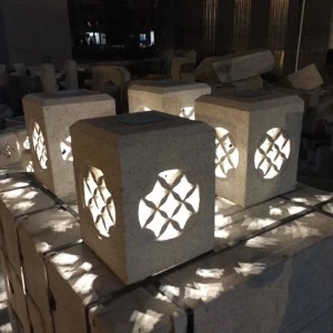 Hollowed Out Design Solar Garden Lantern