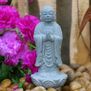 Granite standing Buddha statue for garden