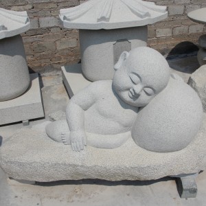 Lying down Buddha statue baby buddha