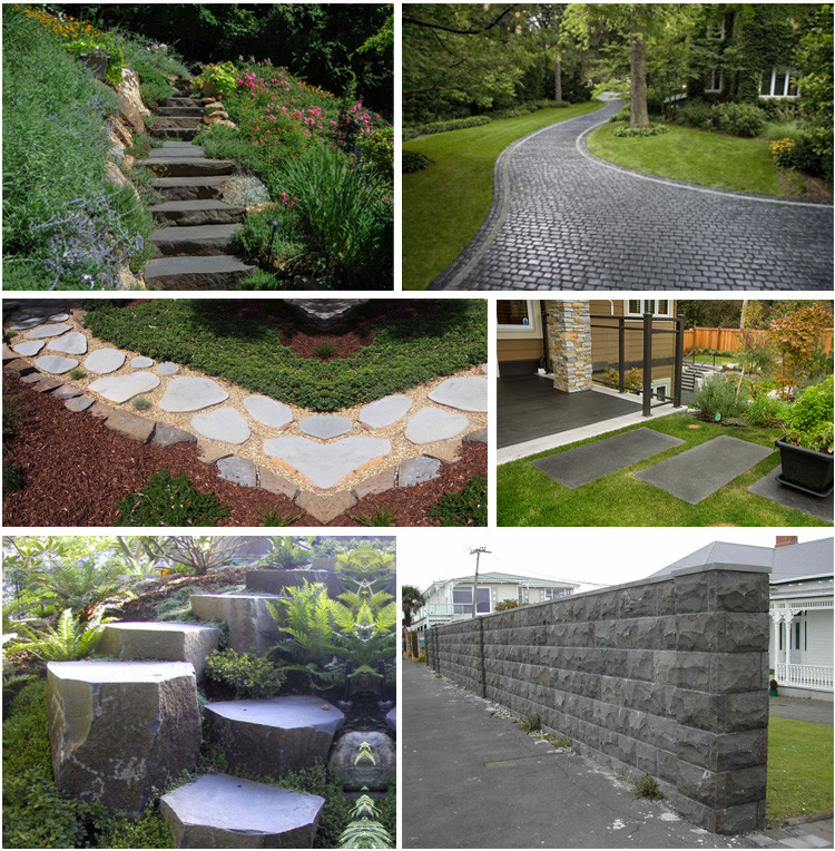 magic stone basalt paving application