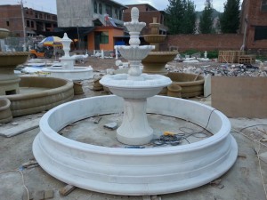 Hot sale European style marble fountain for garden