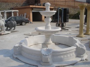 Hot sale European style marble fountain for garden