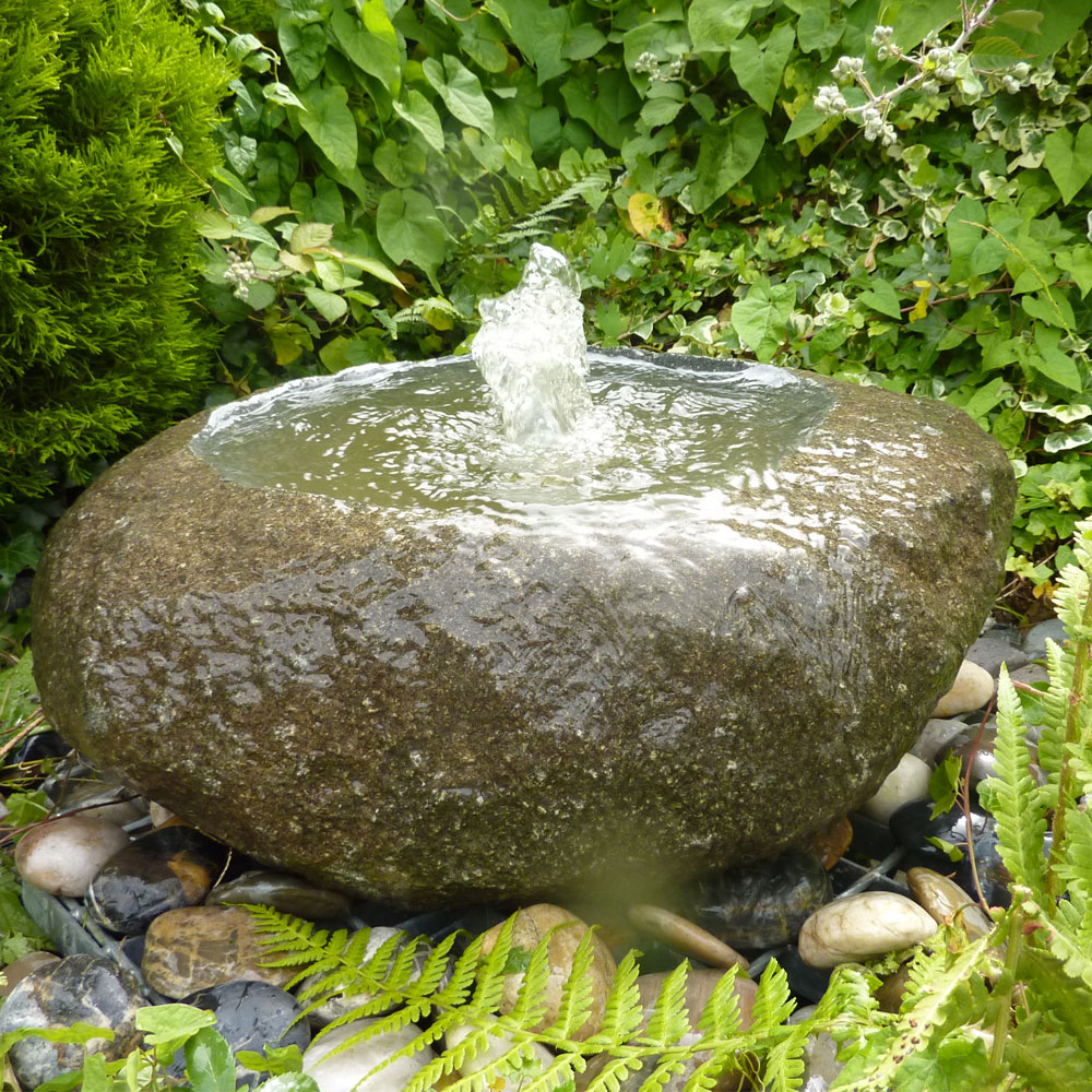 natural babbling boulder fountain