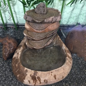 Natural rock stone water fountain for sale