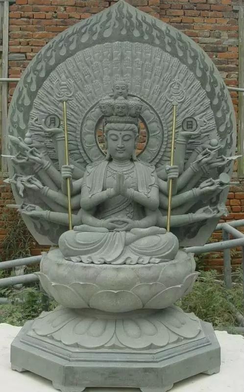 Stone Buddha statue sitting stone buddha