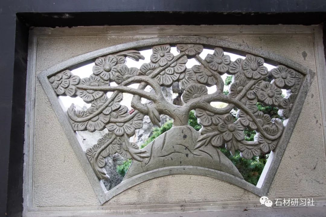 Stone window decor