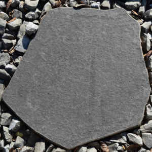 Thin Black Basalt Stone Step
