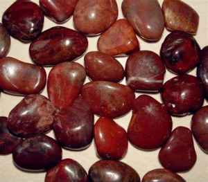 Pedra de seixo vermelha de alto polimento, 2-4cm / 3-5cm / 5-8cm