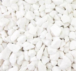 White gravel stones,  2-4mm / 3-5mm / 5-7mm