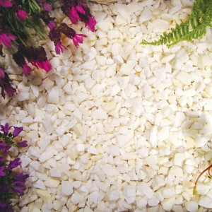 White gravel stones,  2-4mm / 3-5mm / 5-7mm