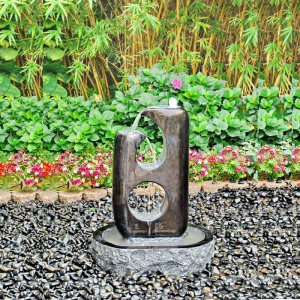 Outdoor Decorative Stone Garden Water Fountains for sale