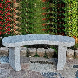 Wholesale patio granite stone used park benches garden chair